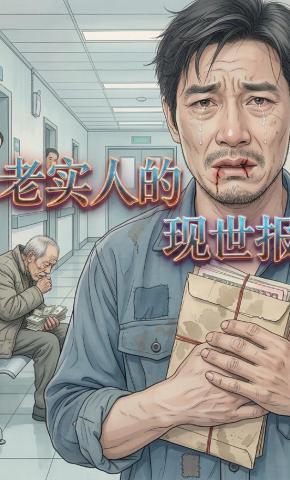 短剧《老实人的现世报》海报