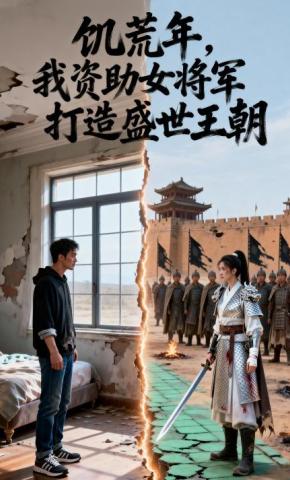 短剧《饥荒年，我资助女将军打造盛世王朝》海报