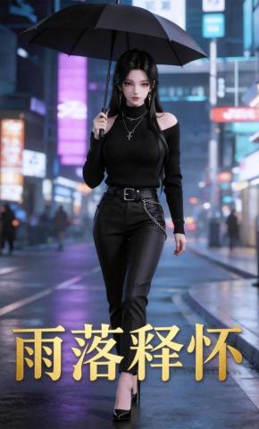 短剧《雨落释怀》海报