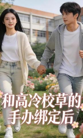 短剧《和高冷校草的手办绑定后》海报