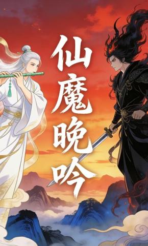 短剧《仙魔晚吟》海报