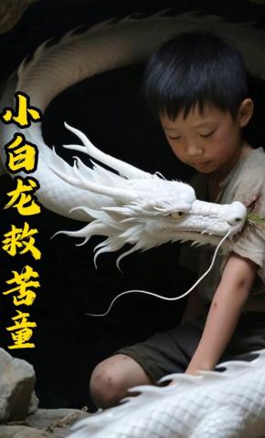 短剧《小白龙救苦童》海报