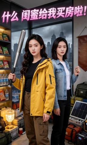 短剧《什么！闺蜜给我买房啦！》海报