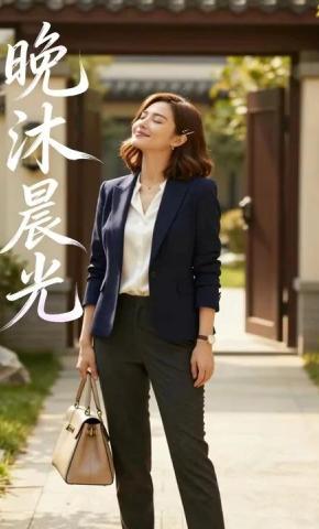 短剧《晚沐晨光》海报