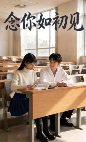 短剧《念你如初见》海报