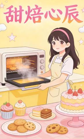 短剧《甜焙心辰》海报