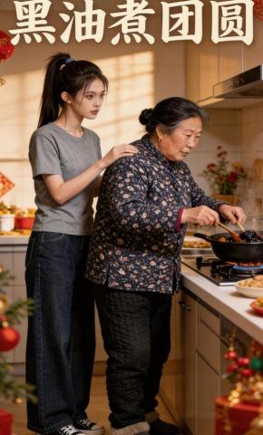 短剧《黑油煮团圆》海报