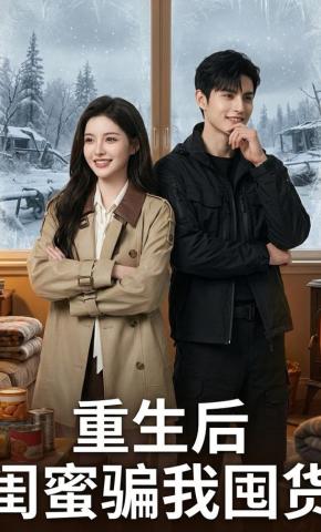 短剧《重生后，闺蜜骗我囤货》海报