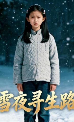 短剧《雪夜寻生路》海报