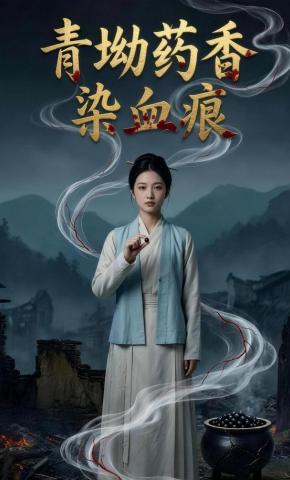 短剧《青坳药香染血痕》海报