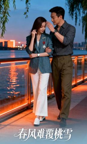 短剧《春风难覆桃雪》海报