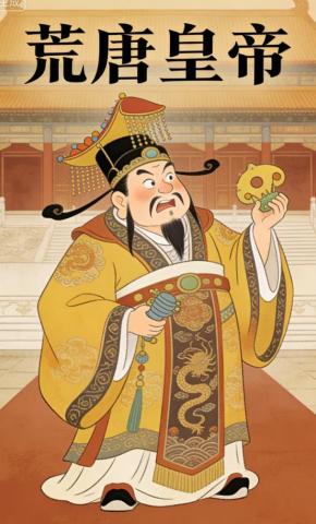 短剧《荒唐皇帝》海报