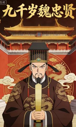 短剧《九千岁魏忠贤》海报