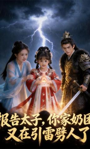 短剧《报告太子，你家奶团又在引雷劈人了》海报