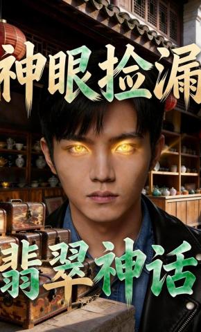 短剧《神眼捡漏翡翠神话》海报