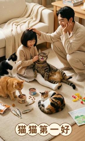 短剧《猫猫第一好》海报