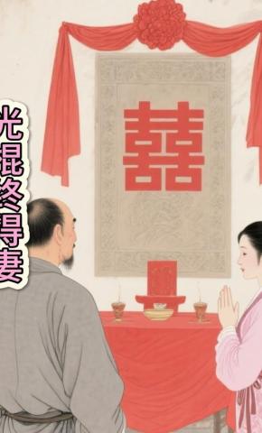 短剧《光棍终得妻》海报