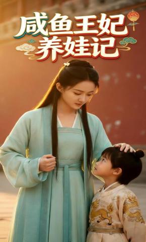 短剧《咸鱼王妃养娃记》海报