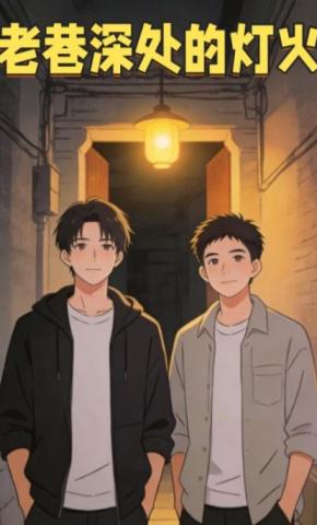 短剧《老巷深处的灯火》海报