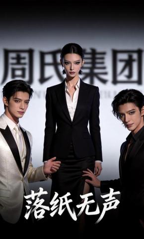 短剧《落纸无声》海报