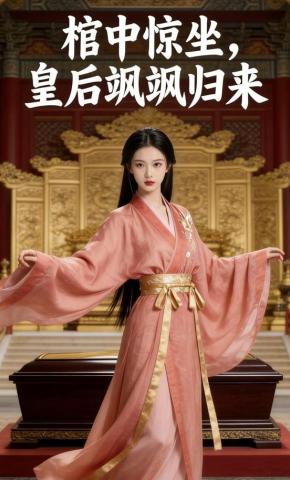 短剧《棺中惊坐，皇后飒飒归来》海报