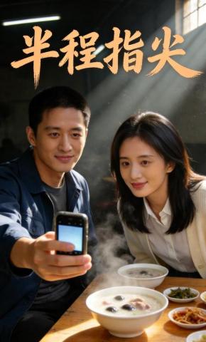 短剧《半程指尖》海报