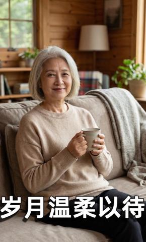 短剧《岁月温柔以待》海报