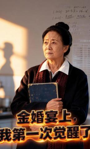 短剧《金婚宴上，我第一次觉醒了》海报