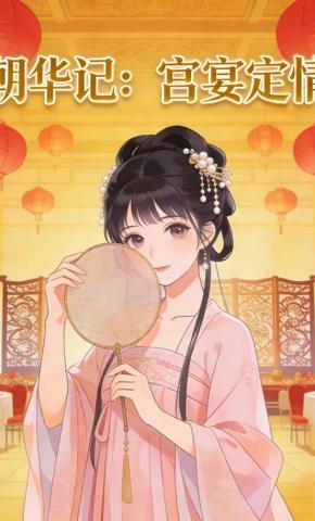 短剧《朝华记：宫宴定情》海报