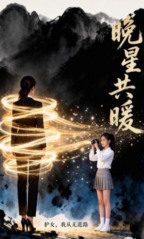 短剧《晚星共暖》海报