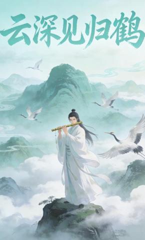 短剧《云深见归鹤》海报