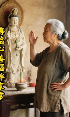 短剧《悔启心善福伴家常》海报