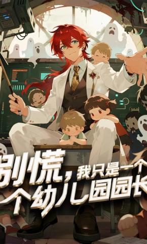 短剧《别慌，我只是个幼儿园园长》海报