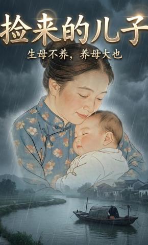 短剧《捡来的儿子》海报