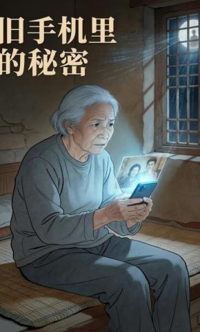 短剧《旧手机里的秘密》海报