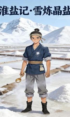 短剧《淮盐记雪炼晶盐》海报