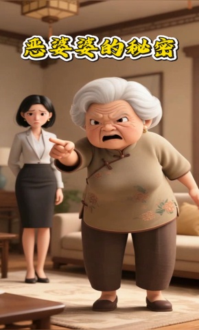 短剧《恶婆婆的秘密》海报
