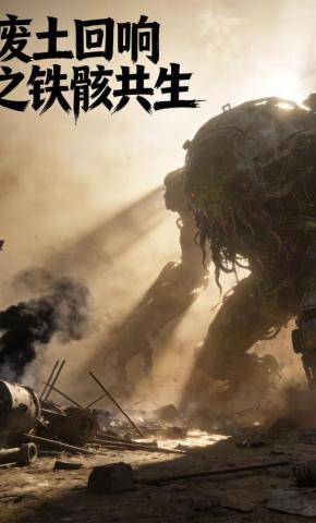 短剧《废土回响之铁骸共生》海报