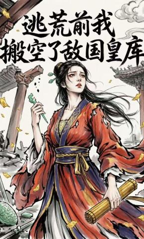 短剧《逃荒前我搬空了敌国皇库》海报