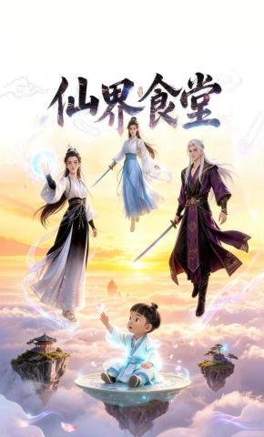 短剧《仙界食堂》海报