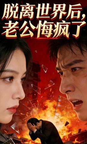 短剧《脱离世界后，老公悔疯了》海报