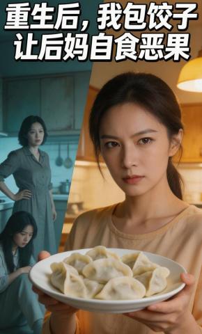 短剧《重生后，我包饺子让后妈自食恶果》海报