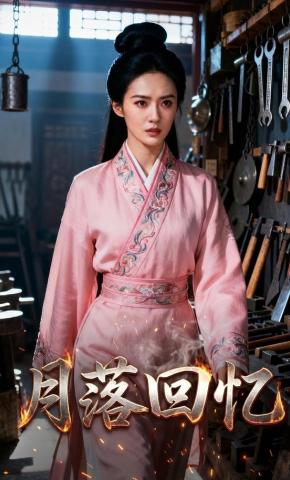 短剧《月落回忆》海报