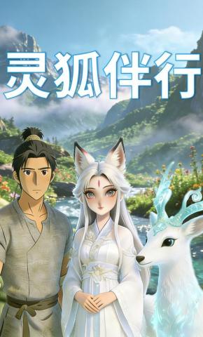 短剧《灵狐伴行》海报