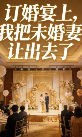 短剧《订婚宴上，我把未婚妻让出去了》海报