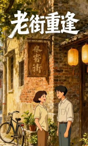 短剧《老街重逢》海报