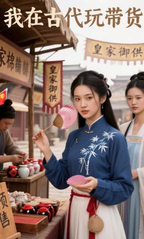 短剧《我在古代玩带货》海报