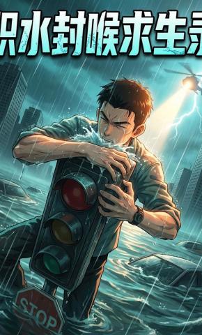 短剧《积水封喉求生录》海报