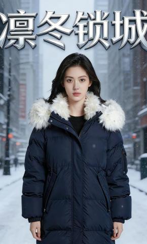 短剧《凛冬锁城》海报