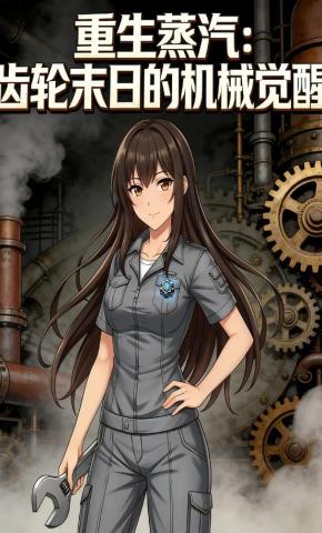 短剧《重生蒸汽：齿轮末日的机械觉醒》海报